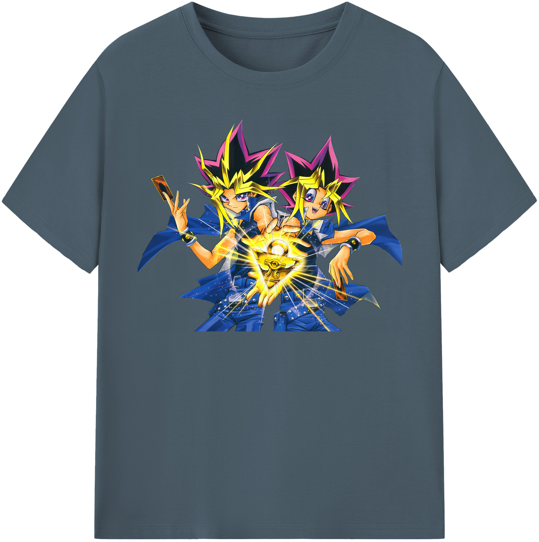 （画像用） 遊☆戯☆王 Yu-Gi-Oh! 綿100％半袖Tシャツ（フロントプリント）